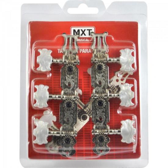 Tarraxa Para Violão Pino Grosso Cromado MXT Tarraxa Para Violão Pino Grosso Cromado MXT