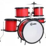 Bateria Infantil POP Vermelha LUEN