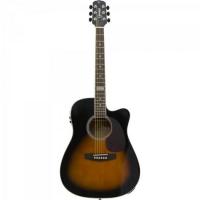 Violão Giannini Aço Eletroacústico GF-1D CEQ 3 Tons Sunburst