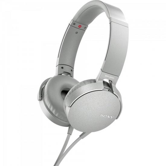 Fone de Ouvido com Microfone MDR-XB550AP/W Branco SONY Fone de Ouvido com Microfone MDR-XB550AP/W Branco SONY