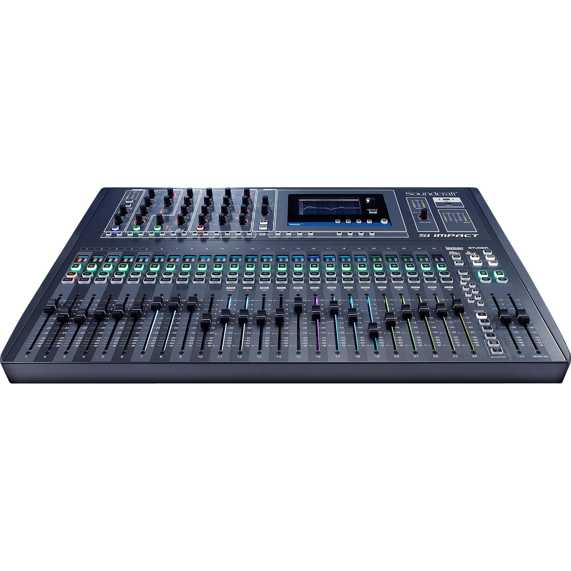 Mesa de Som 40 Canais Si Impact Azul SOUNDCRAFT