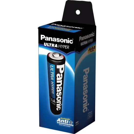 Pilha Zinco 1,5V AAA R03UAL/4S40 (C/40 Pilhas) Panasonic - Hayamax