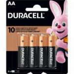 Pilha Alcalina AA MN1500 Duracell Caixa c/48 pilhas (cartela c/4)