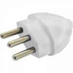 Plugue 2P+T 20A/250V Branco DANEVA