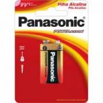 Bateria Alcalina 9V 6LF22XAB/1B24 Panasonic Caixa c/24 pilhas (cartela c/1)