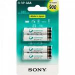 Pilha Recarregavel AAA 900mAh NiMh NH-AAA-B4GN Sony cartela c/4 pilhas