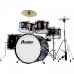 Bateria Infantil DX40J Preto PREMIUM