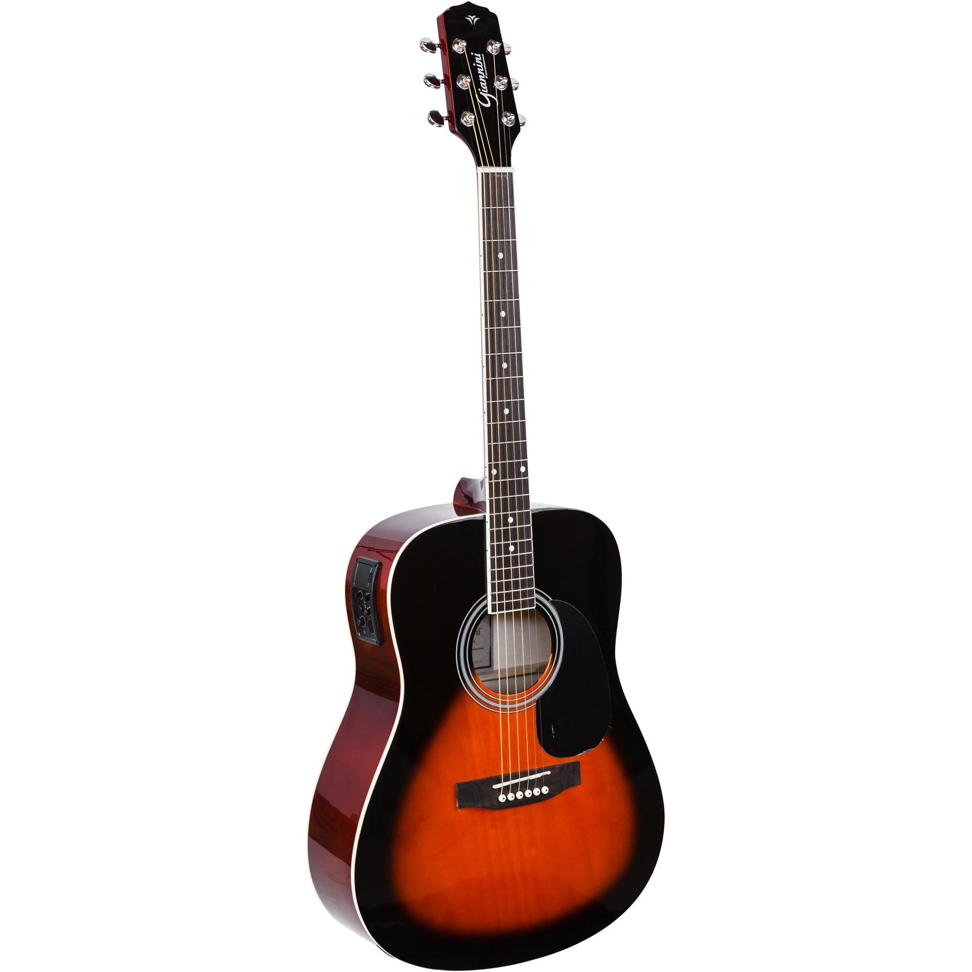 Violão Giannini GD1 EQ Eletroacústico Dreadnought 3 Tone Sunburst