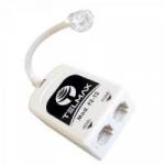 Filtro Modem ADSL 2 Saida F2-T2 Branco TELMAX