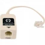 Filtro Modem ADSL 1 Saida F2-T1 Branco TELMAX