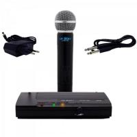 Microfone S/ Fio Fonte Bivolt LS901HT Preto LESON