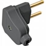Plugue Macho Angular 2P 10A Cinza TRAMONTINA