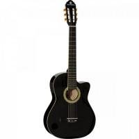 Violão HARMONICS Eletroacústico Nylon GE-20 Preto
