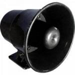 Sirene Eletronica P/ Alarmes c/ Gravação de Voz 8W 12V 115DB Preto DNI