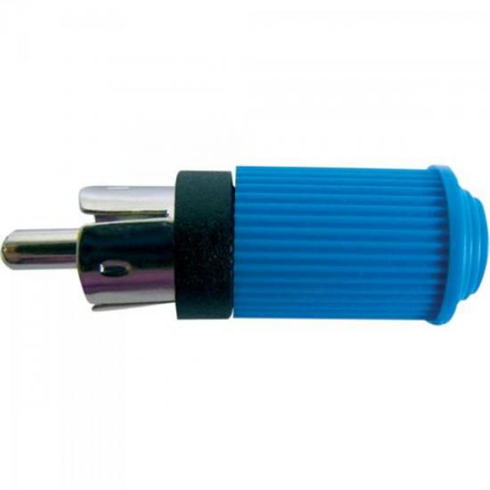 Plug RCA Macho 122 Azul EMETAL Plug RCA Macho 122 Azul EMETAL