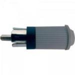 Plug RCA Macho 122 Cinza EMETAL