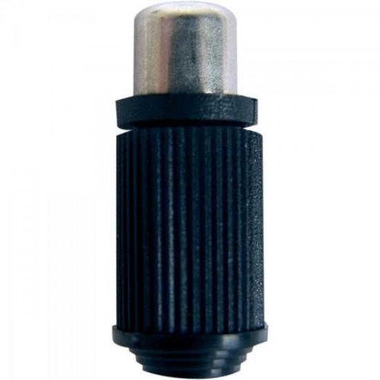 Plug RCA Fêmea Plástico Preto 63 EMETAL Plug RCA Fêmea Plástico Preto 63 EMETAL