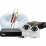 KIT DVR E CAMERAS DOME GIGA
