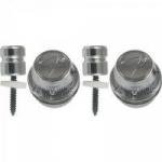 Straplock F Chrome Knob FENDER
