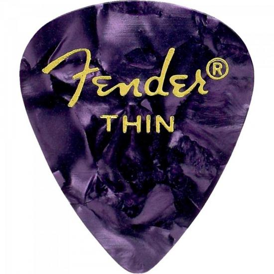 Palheta Celulóide Shape Classic 351 Thin Roxa Shell FENDER Palheta Celulóide Shape Classic 351 Thin Roxa Shell FENDER