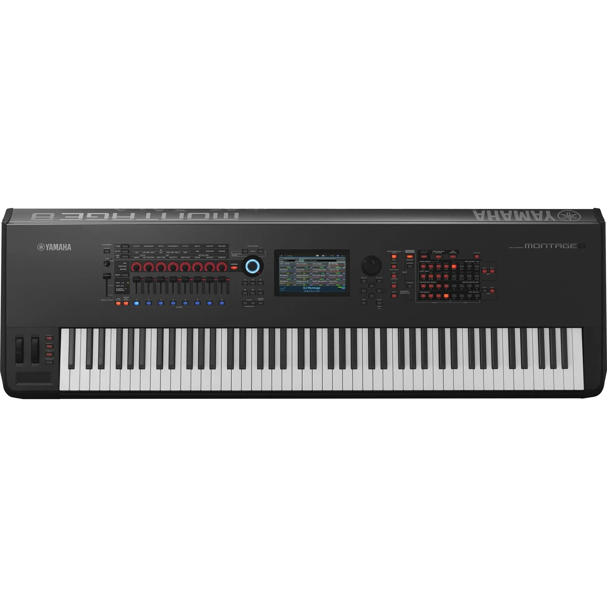 Teclado Yamaha Montage 8 Sintetizador Preto - Hayamax