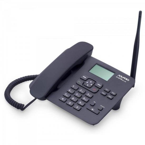 Telefone Celular Fixo Aquário CA42-S Preto