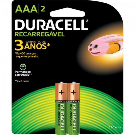 Pilha Recarregavel AAA 750mah Duracell Caixa c/12 pilhas (cartela c/2) Pilha Recarregavel AAA 750mah Duracell Caixa c/12 pilhas (cartela c/2)