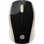 Mouse sem Fio 1000 DPI X200 Dourado OMAN HP