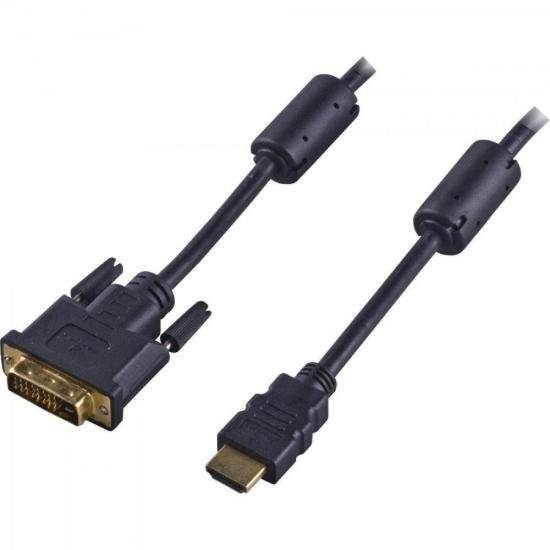 Cabo HDMI para DVI-D Dual Link 1.8M FORTREK 