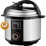 Panela de Pressão 800W Bivolt PP6016PT Inox SEMP