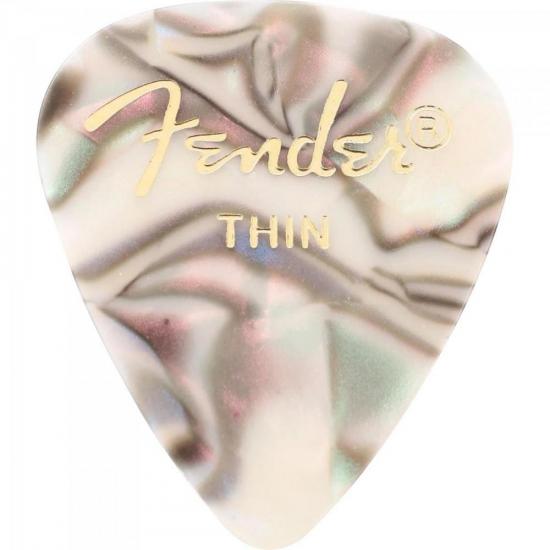 Palheta Celulóide Shape Premium 351 Thin Abalone FENDER Palheta Celulóide Shape Premium 351 Thin Abalone FENDER