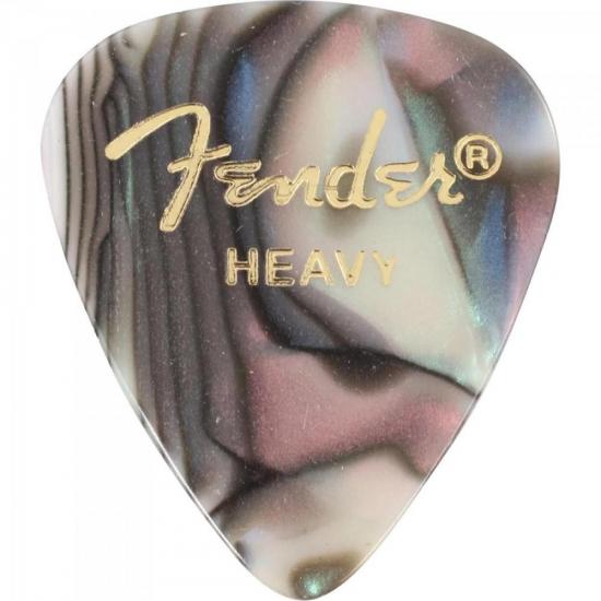 Palheta Celulóide Shape Premium 351 Heavy Abalone FENDER Palheta Celulóide Shape Premium 351 Heavy Abalone FENDER