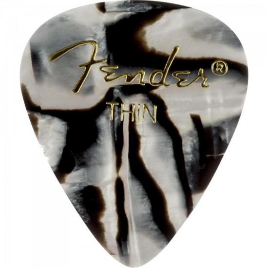 Palheta Celulóide Shape Graphic 351 Thin Zebra FENDER Palheta Celulóide Shape Graphic 351 Thin Zebra FENDER