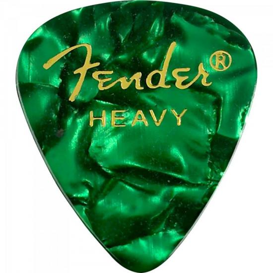 Palheta Celulóide Shape Premium 351 Heavy Green Moto FENDER Palheta Celulóide Shape Premium 351 Heavy Green Moto FENDER