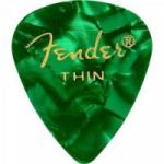 Palheta Celulóide Shape Premium 351 Thin Green Moto FENDER