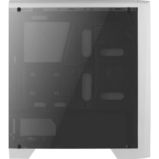 Gabinete Gamer Aerocool Cylon Branco RGB Lateral Acrílico