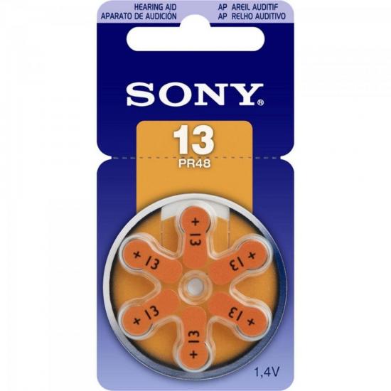 Pilha Auditiva 13 1,4V PR13 D6N SONY Pilha Auditiva 13 1,4V PR13 D6N SONY