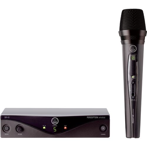 Microfone Wireless PW VSET U2 45 Preto AKG