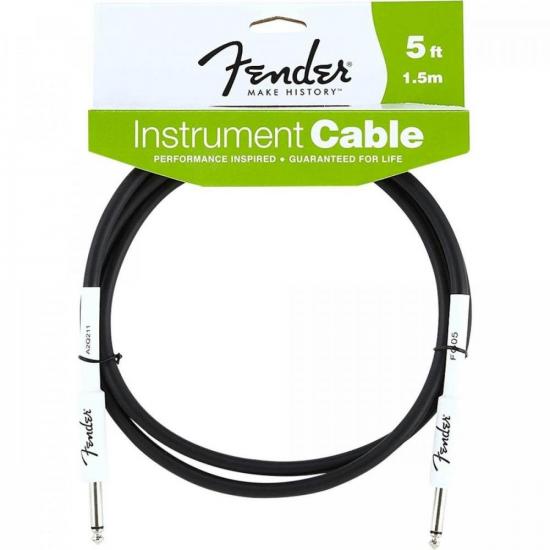 Cabo P/ Instrumentos 1,5M Performance FENDER Preto Cabo P/ Instrumentos 1,5M Performance FENDER Preto