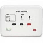Central de Alarme de Incêndio 6 Setores 12V C/ Bateria SEGURIMAX