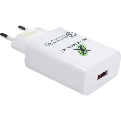 Carregador Turbo USB 4.2 XC-UR9 Quick Charge Branco X-Cell Flex