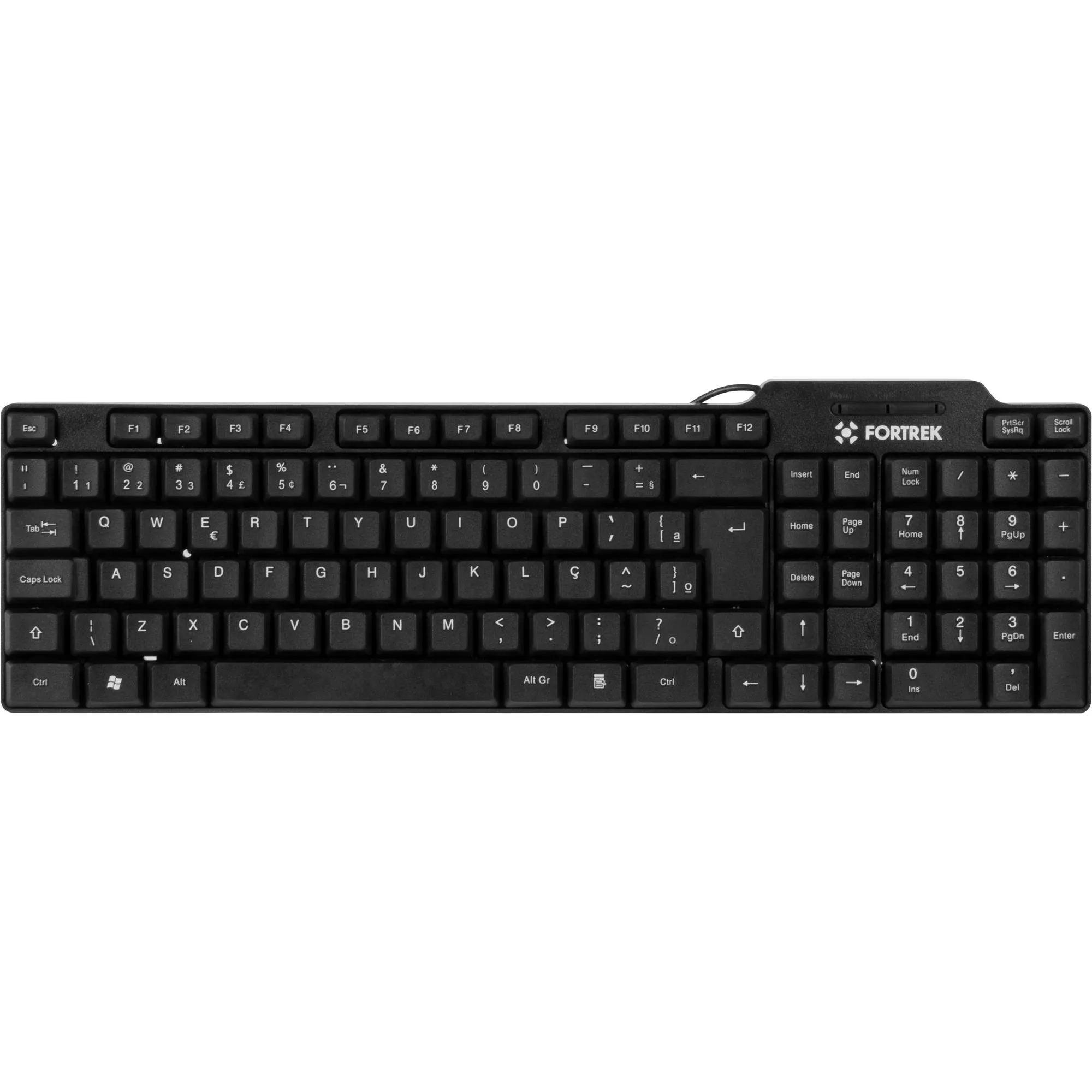 Teclado Fortrek SKL-106 Standard USB Preto FK 325K