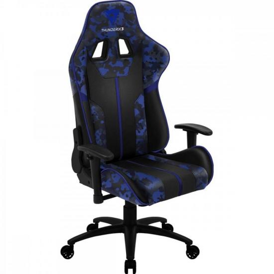 Cadeira Gamer ThunderX3 BC3 Camo Admiral Azul
