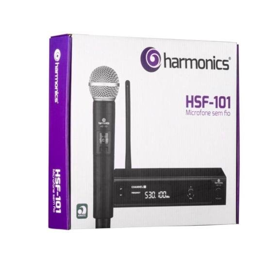 Microfone Sem Fio Harmonics HSF-101