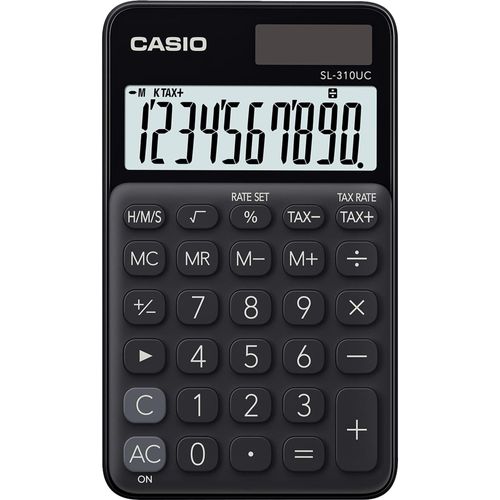 Calculadora de Bolso Casio SL-310UC 10 Dígitos Preta
