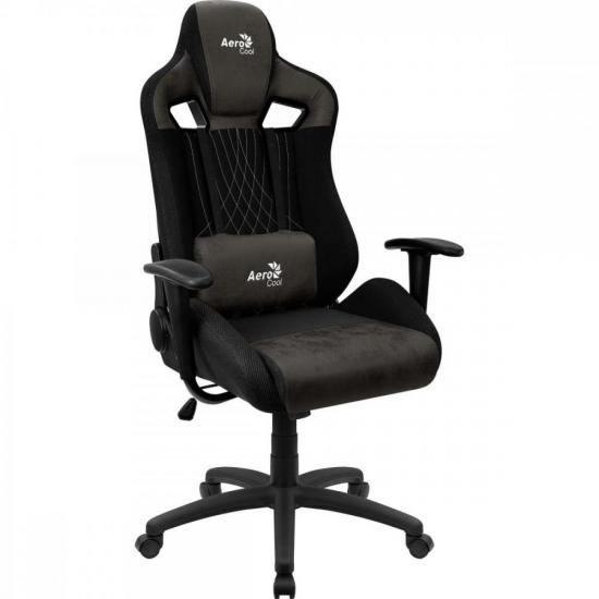 Cadeira Gamer Aerocool Earl Iron Black Preta