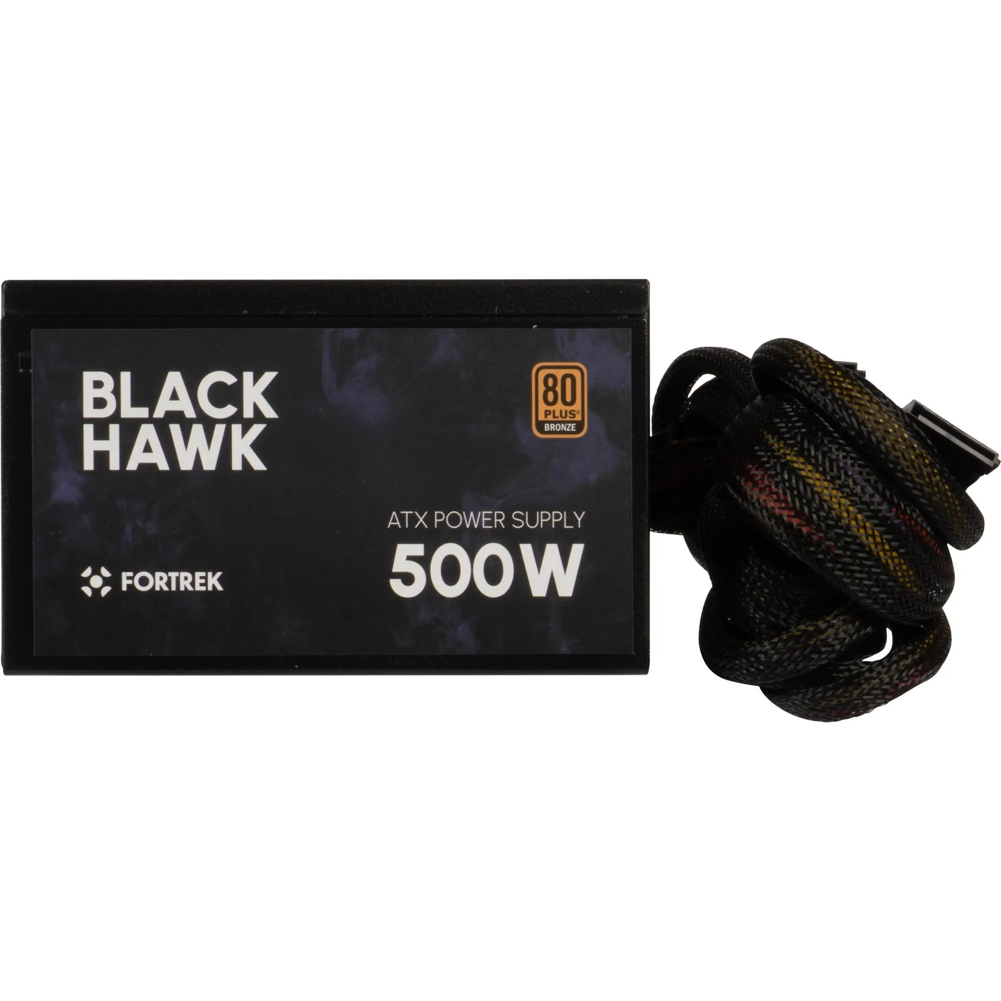Fonte Real Atx 500w Fortrek 80 Plus Bronze Black Hawk