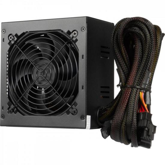 Fonte Gamer ATX Fortrek Black Hawk 500W 80 Plus Bronze PFC Ativo