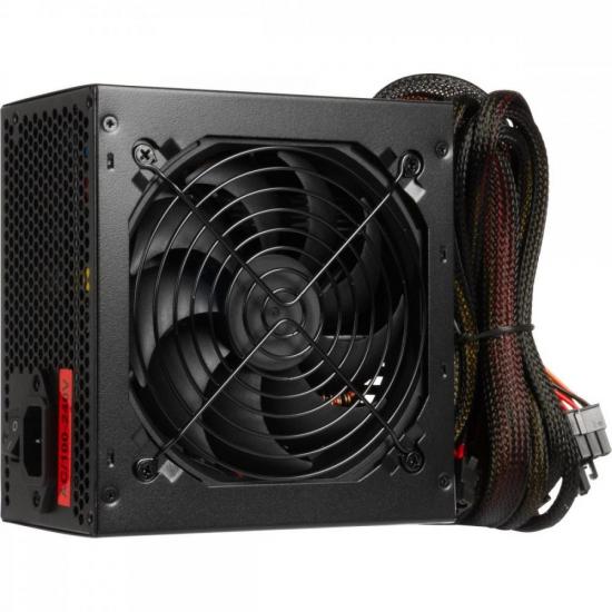 Fonte Gamer ATX Fortrek Black Hawk 500W 80 Plus Bronze PFC Ativo