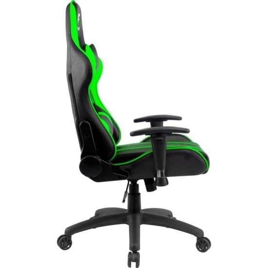 Cadeira Gamer Black Hawk Preta/Verde FORTREK 